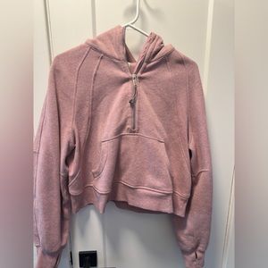 Lululemon Cropped Scuba half zip